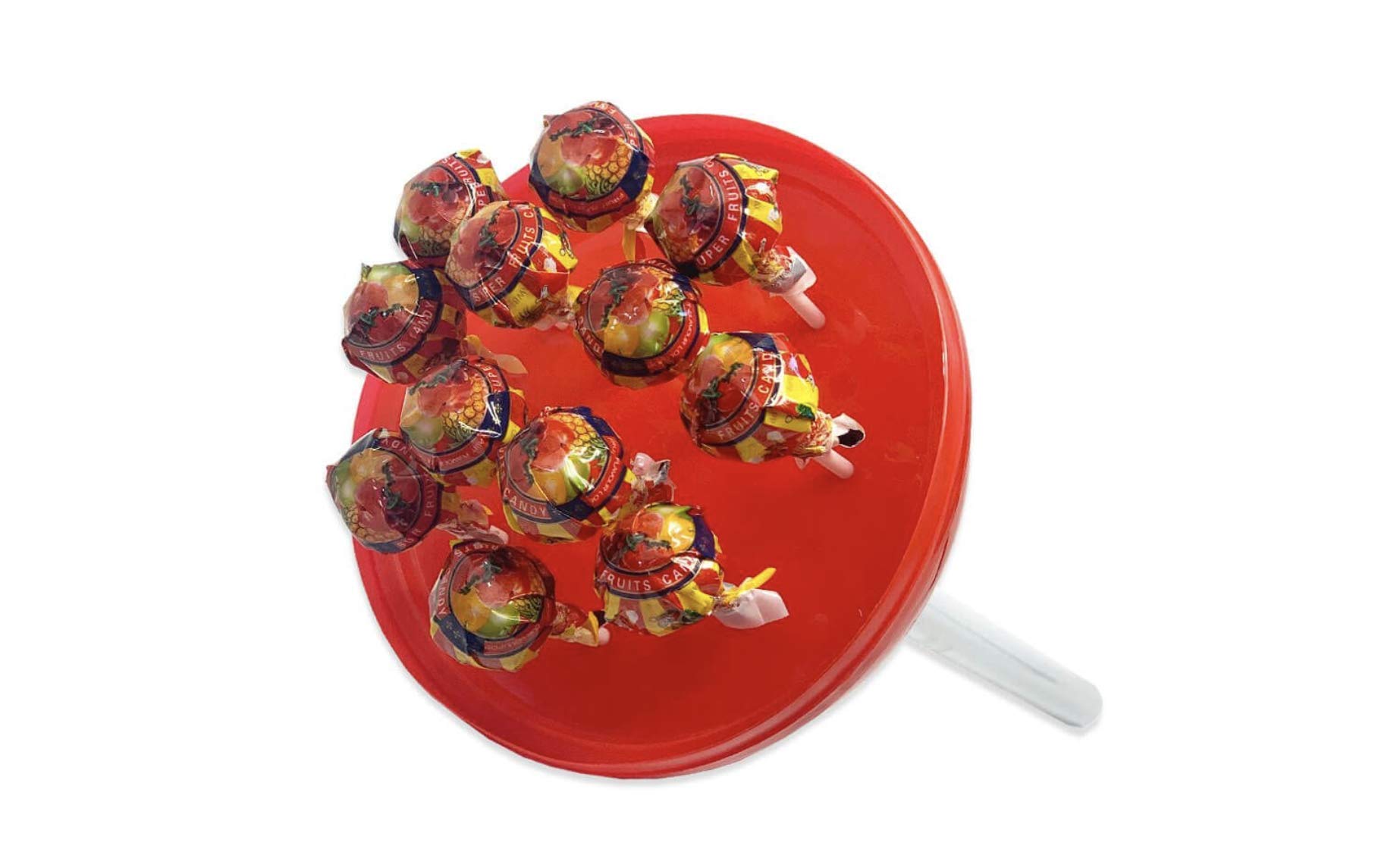 Giant Sweet Lolly Filled with 12 Delicious Fruit Flavoured lollipops