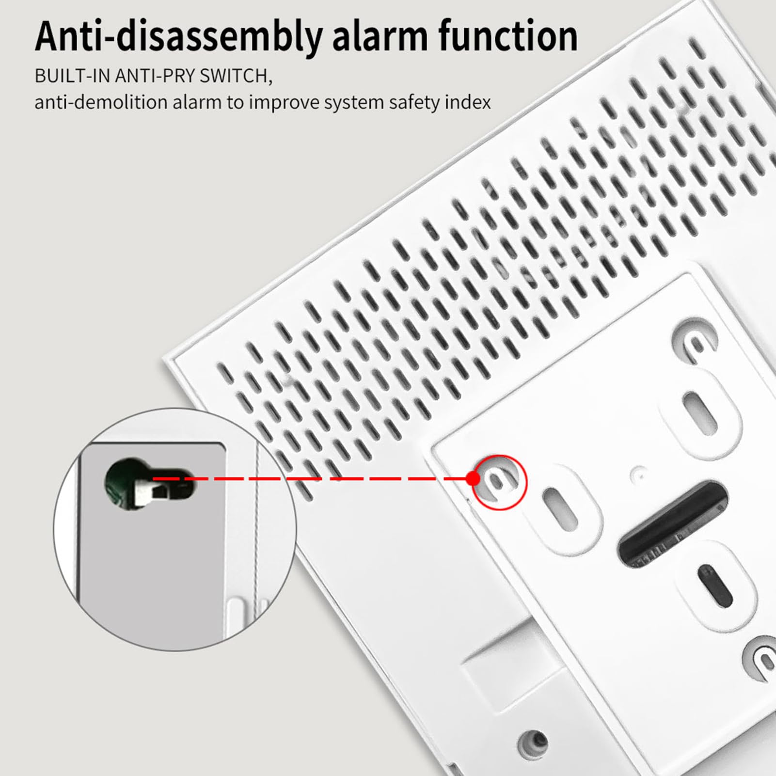 Pongnas Inteligentny System Alarmowy Sterowanie Głosem GSM Alarm Bezpieczeństwa