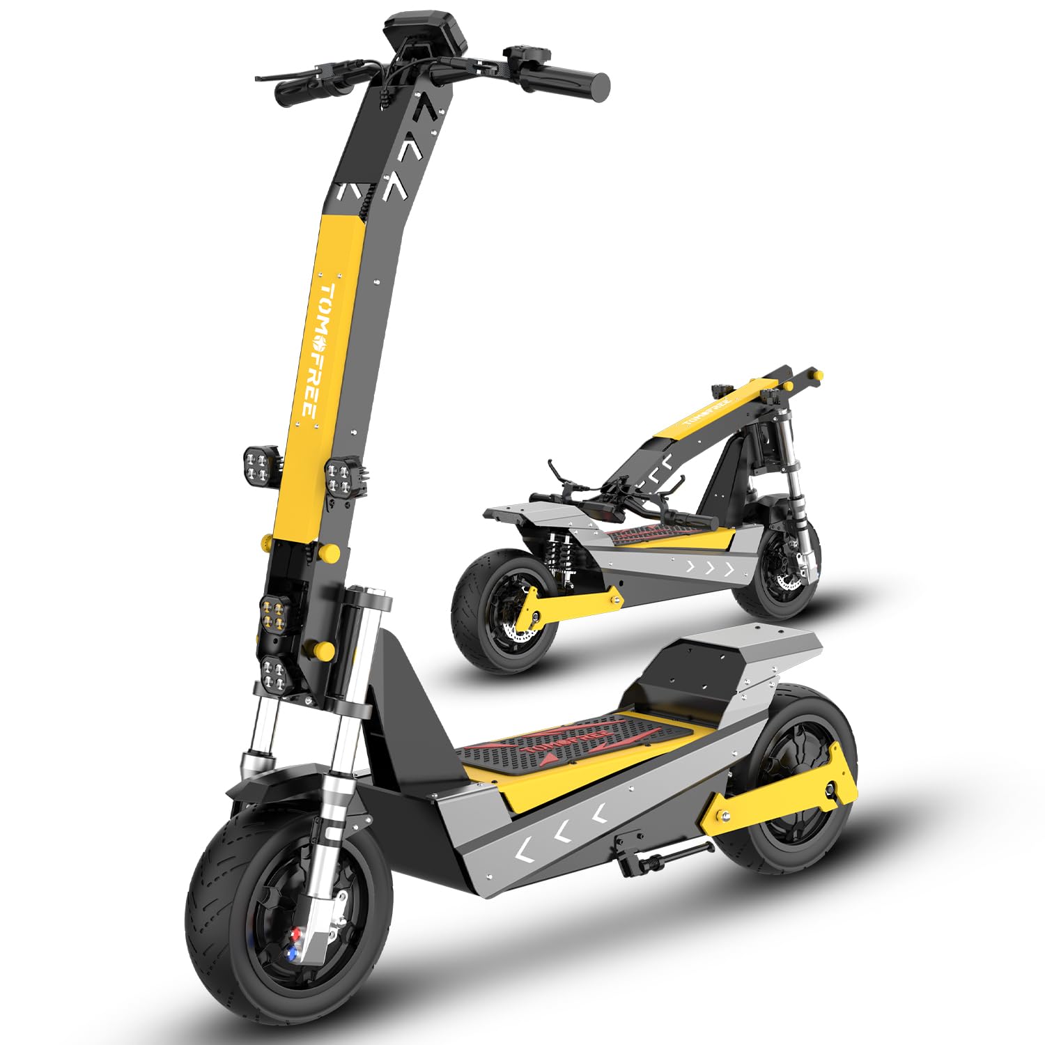 L7 Offroad Electric Scooter for Adults - 50 MPH 6000W Fastest Dual Motor 55-Mile Long Range 11 Off