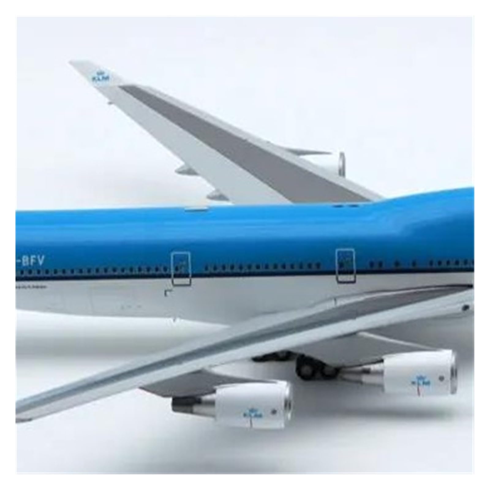 Amazon | 飛行機 模型 完成品 1 200 KLM B747-400 飛行機モデル合金