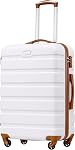 Coolife Luggage Carry On Suitcase Spinner Hardshell Lightweight TSA Lock