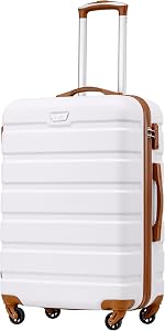 Coolife Luggage Carry On Suitcase Spinner Hardshell Lightweight TSA Lock