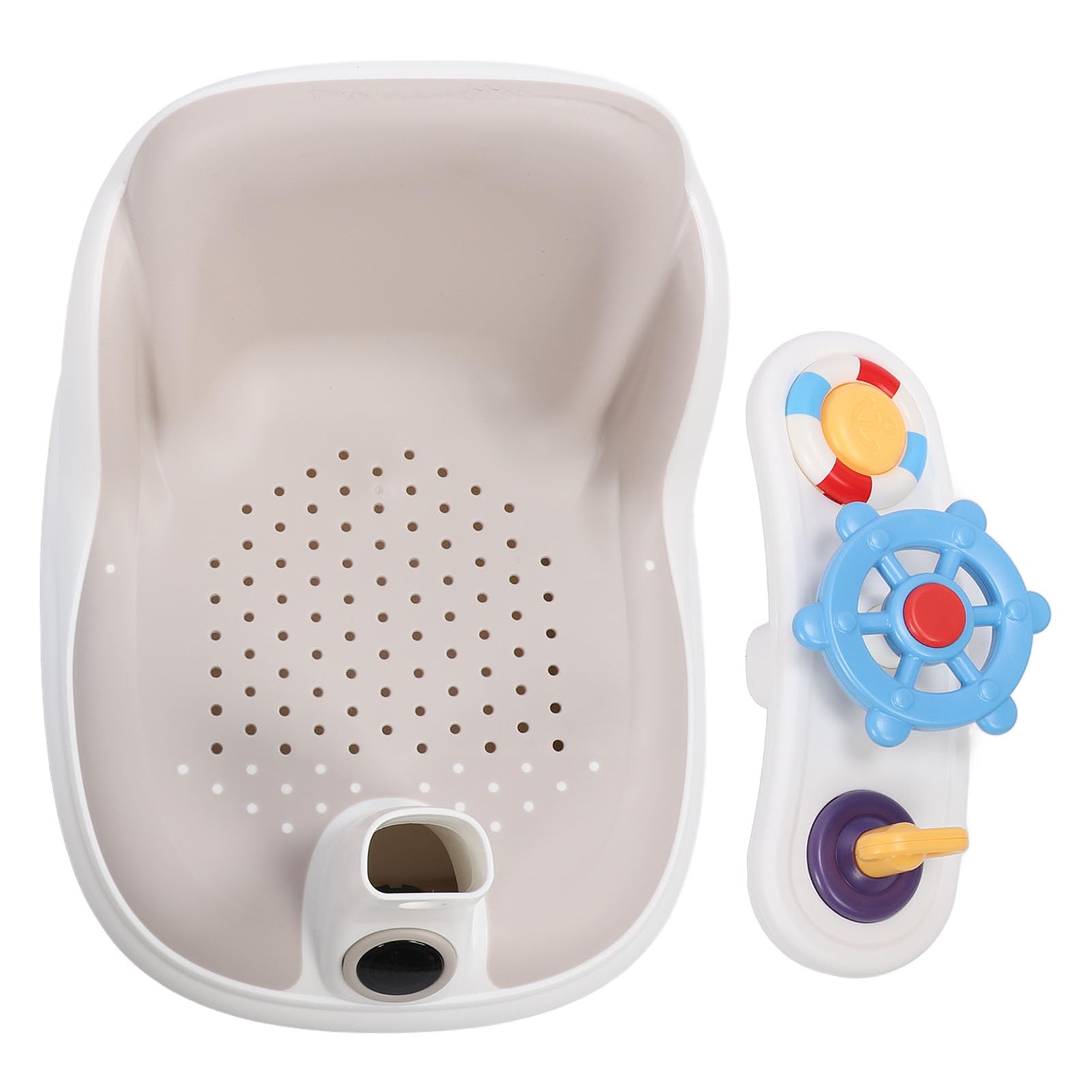 Kikumi Banco de Baño para bebé con Pintura Sensible a la Temperatura, Hecho de Material Plástico Resistente, Diseño Espacioso con Silla Ergonómica Segura para un Baño Cómodo