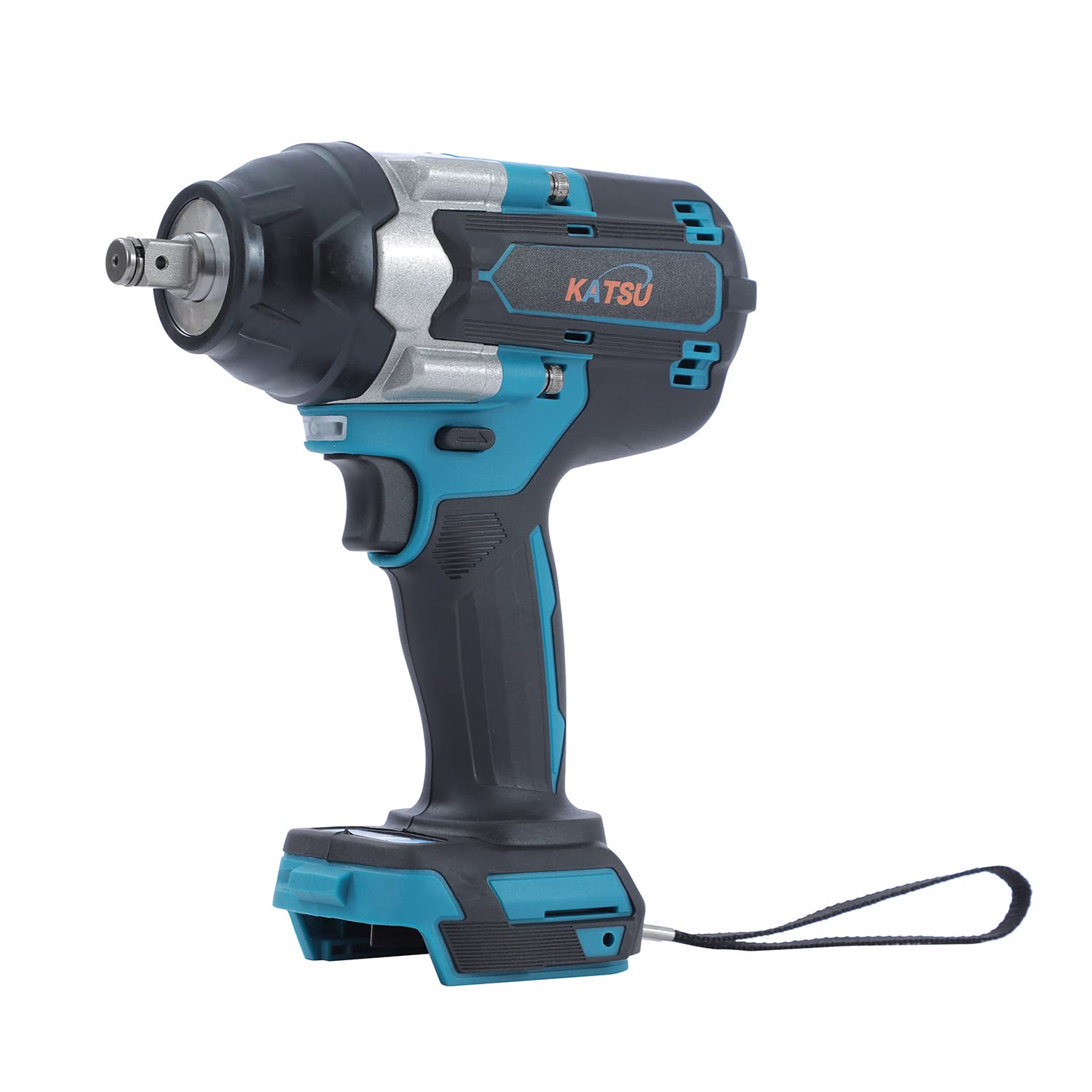KATSU FIT-BAT Llave de impacto inalámbrica sin escobillas de 21 V, 1/2 pulgada, 700 N.M, llave de impacto eléctrica con batería de alto par con motor sin escobillas, sin batería ni cargador 102471
