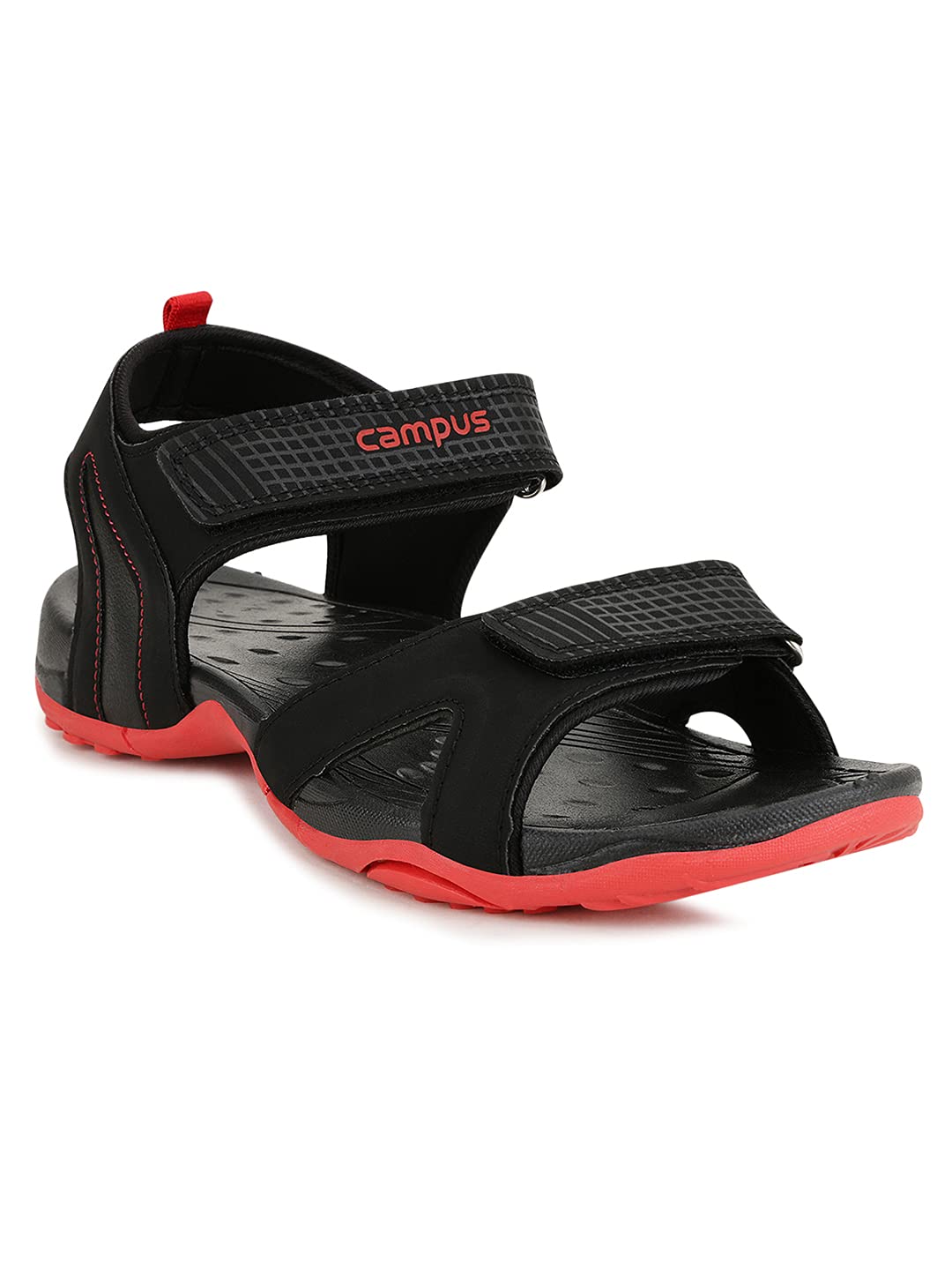 Campus Mens 2GC-12 BLK/RED Sports Sandals - 8UK/India 2GC-12 (B09D9TXGML) Amazon Price History, Amazon Price Tracker