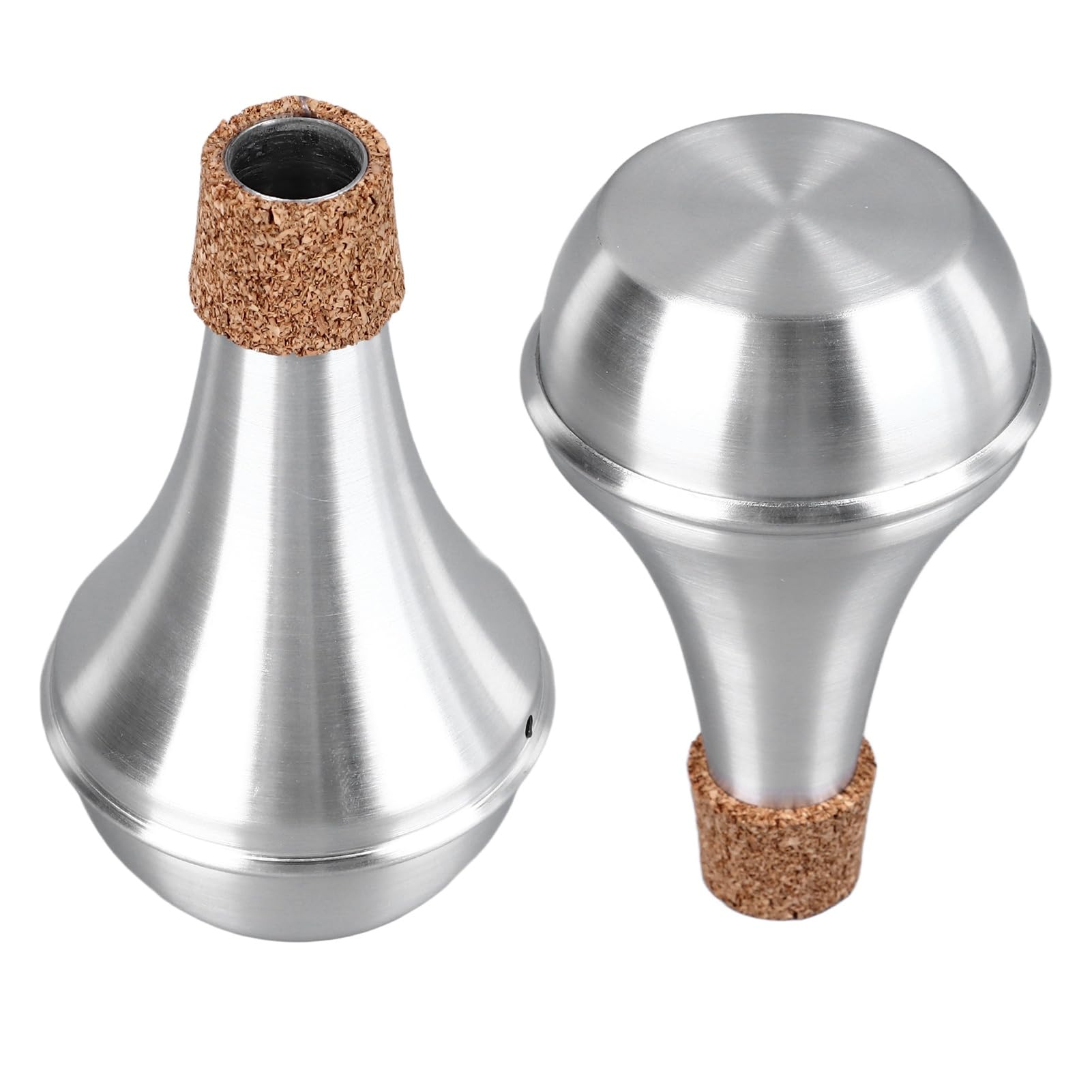 Trumpet Mute Aluminum Alloy Practice Musical Instrument Part Accessory Cork