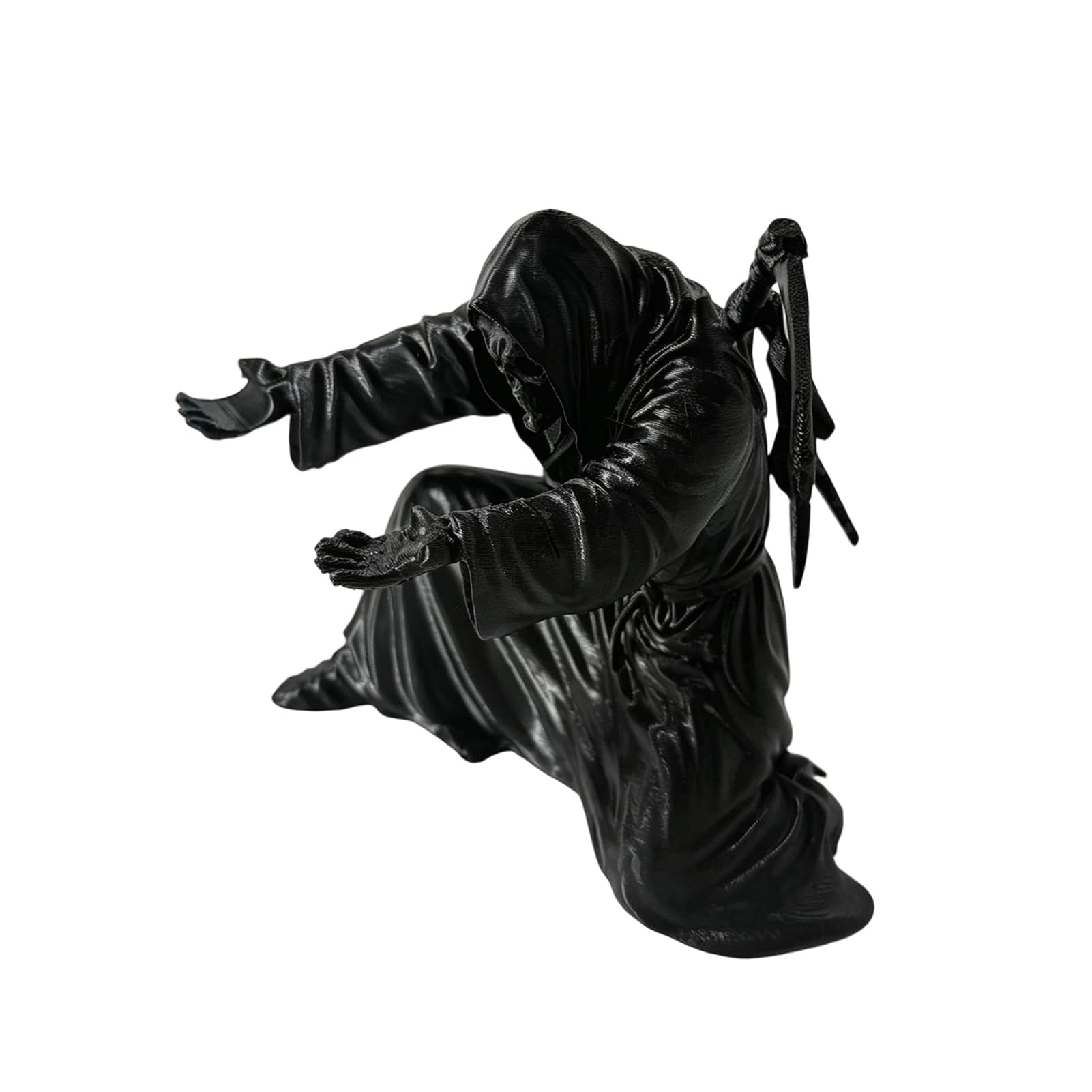 Glifora 3D Printed Man Pen Holder - Kneeling Soldier, Grim Reaper, Ninja, Knight, Warrior and Statue of Liberty Pencil Stand, Home Office Decoration Ornament