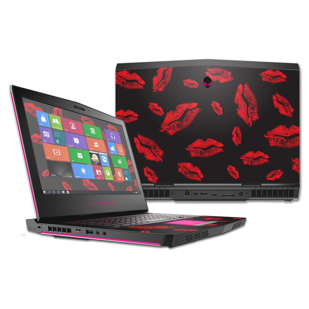 MightySkins Skin Compatible with Alienware 17 (2016) wrap Cover Sticker Skins Kiss Me