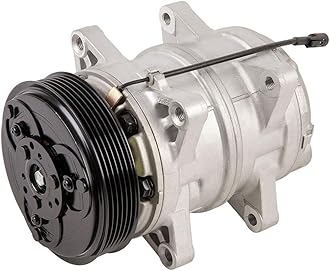 AC Compressor & 128mm 6-Groove A/C Clutch For Isuzu NPR Replaces DKS15CH 509630-0082 509640-1484 - BuyAutoParts 60-01815NA New