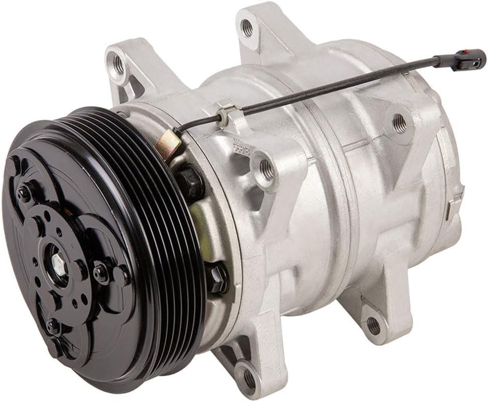 AC Compressor & 128mm 6-Groove A/C Clutch For Isuzu NPR Replaces DKS15CH 509630-0082 509640-1484 - BuyAutoParts 60-01815NA New