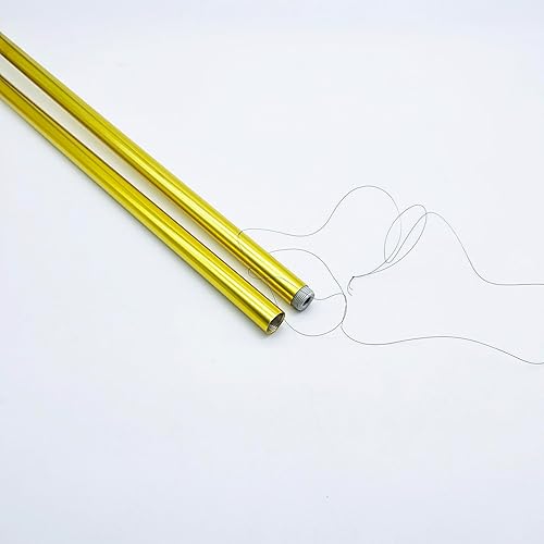 Miniatura 5 de Varita de aluminio para bailar de mago mágico Trucos de magia en vara de aire, truco flotante equilibrado de levitación de bastón, truco de magia,