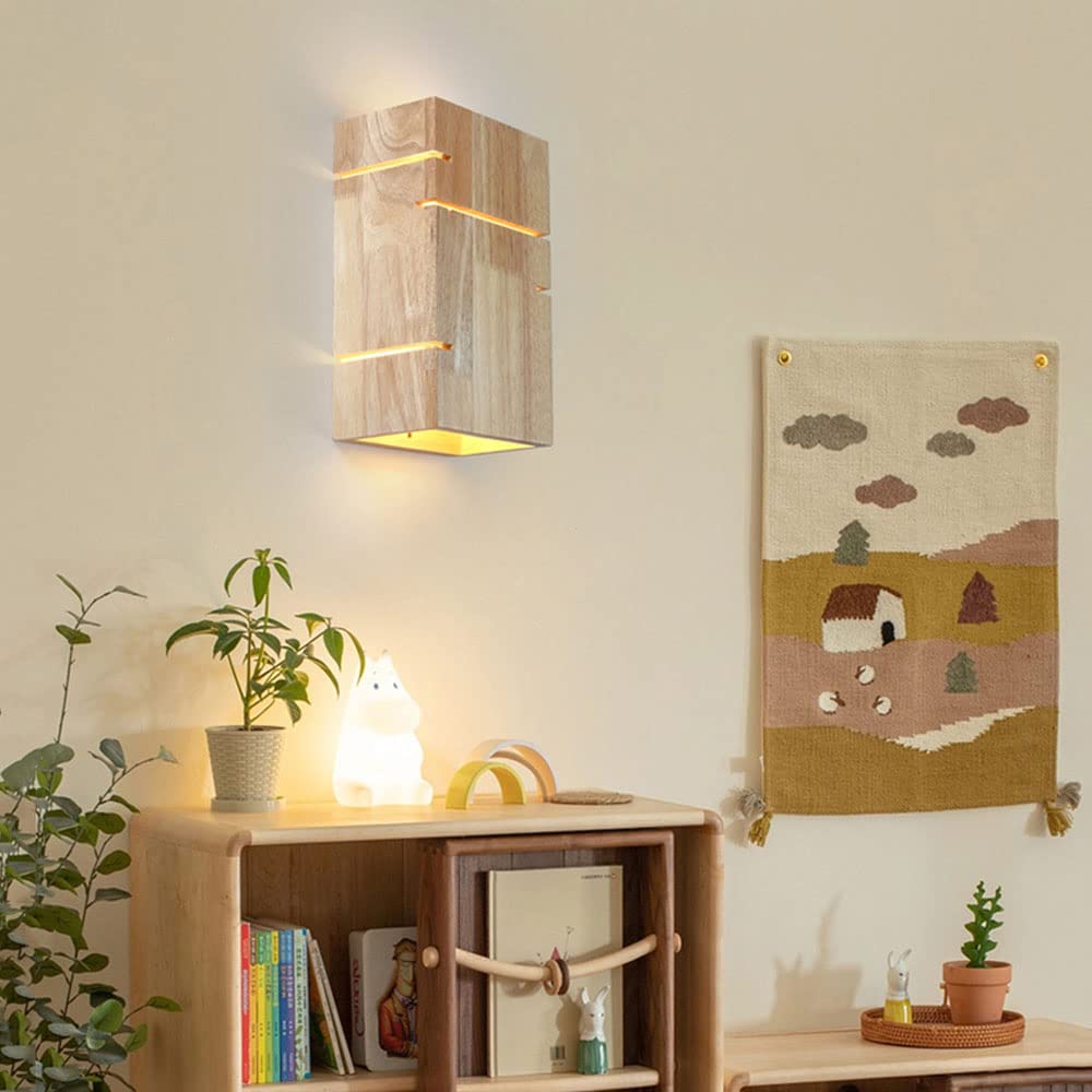 Applique Murale En Bois Classique 2 Lumières Mondoluce Coll Esse 580/2A