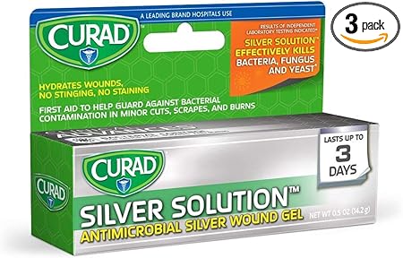 Amazon Com Curad Germ Shield Antimicrobial Gel 0 50 Oz Pack Of 3 Health Household