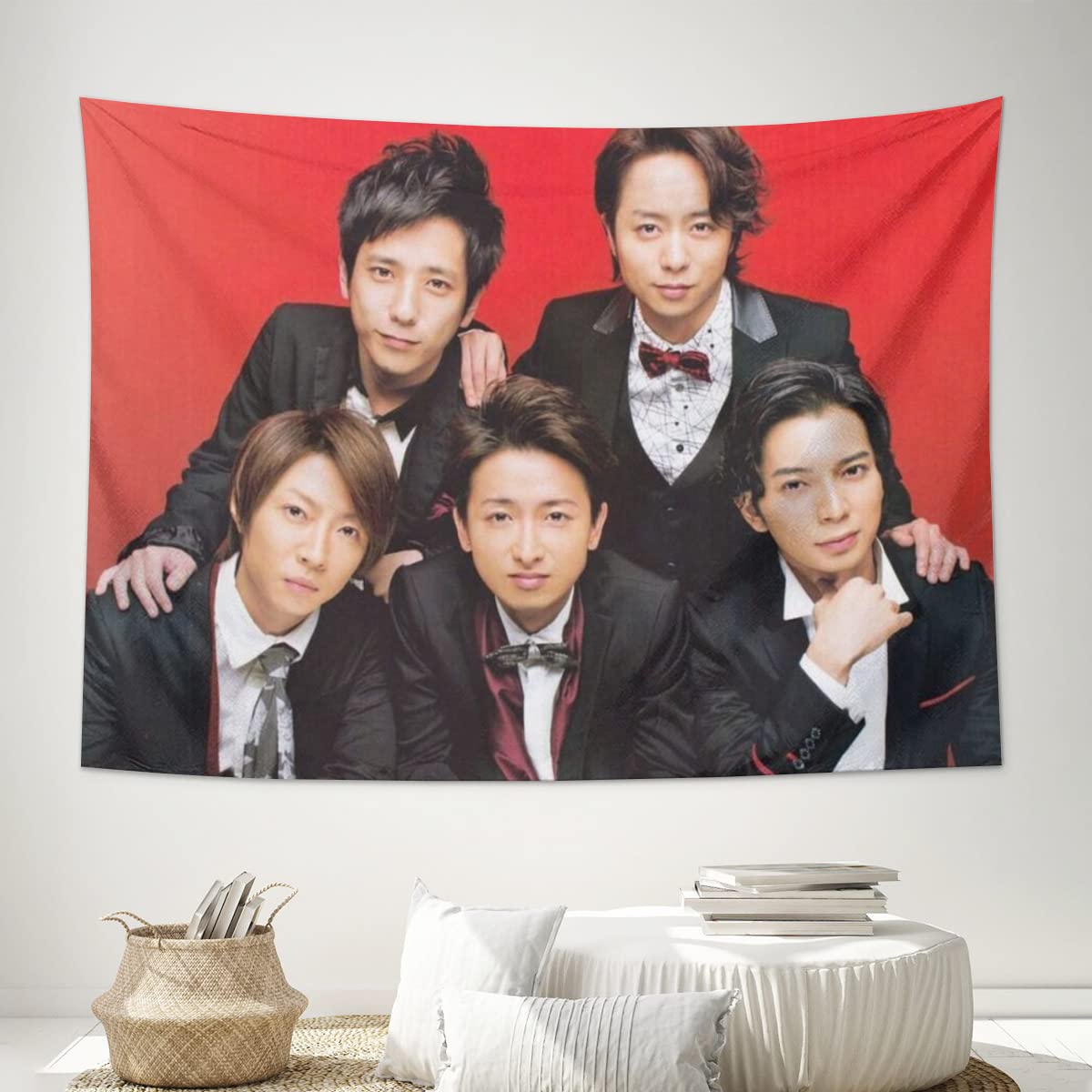 Amazon.co.jp: 嵐 あらし タペストリー 壁掛け 大判 布ポスター