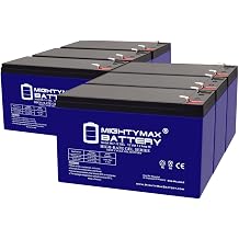 Mighty Max Battery 12V 7AH GEL F1 Replacement Battery Compatible with Silent Knight SK-2 / SK-2E Facp - 6 Pack