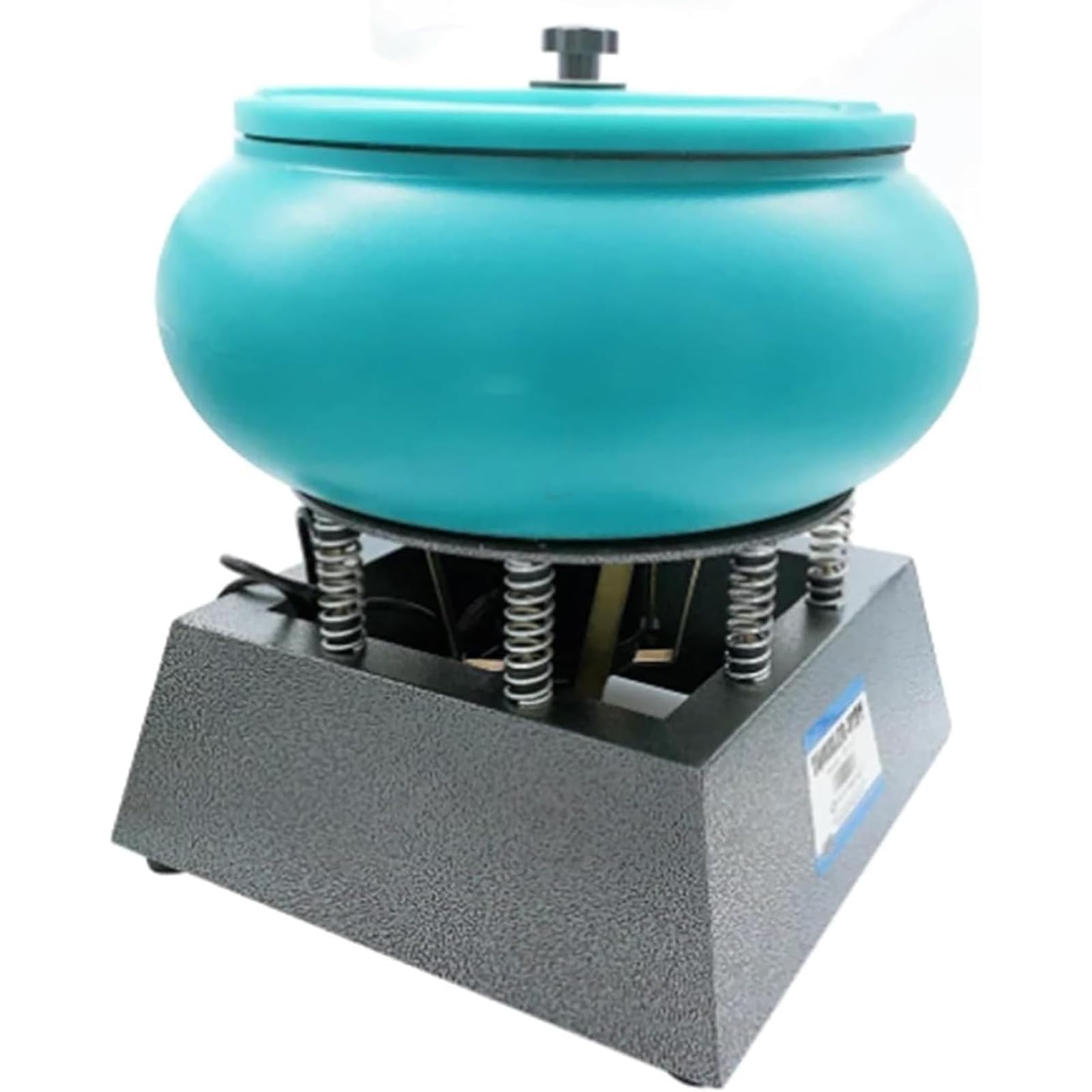 Grande machine de polissage à vibrations pour le nettoyage et le polissage de surfaces en pierre, bijoux et métal