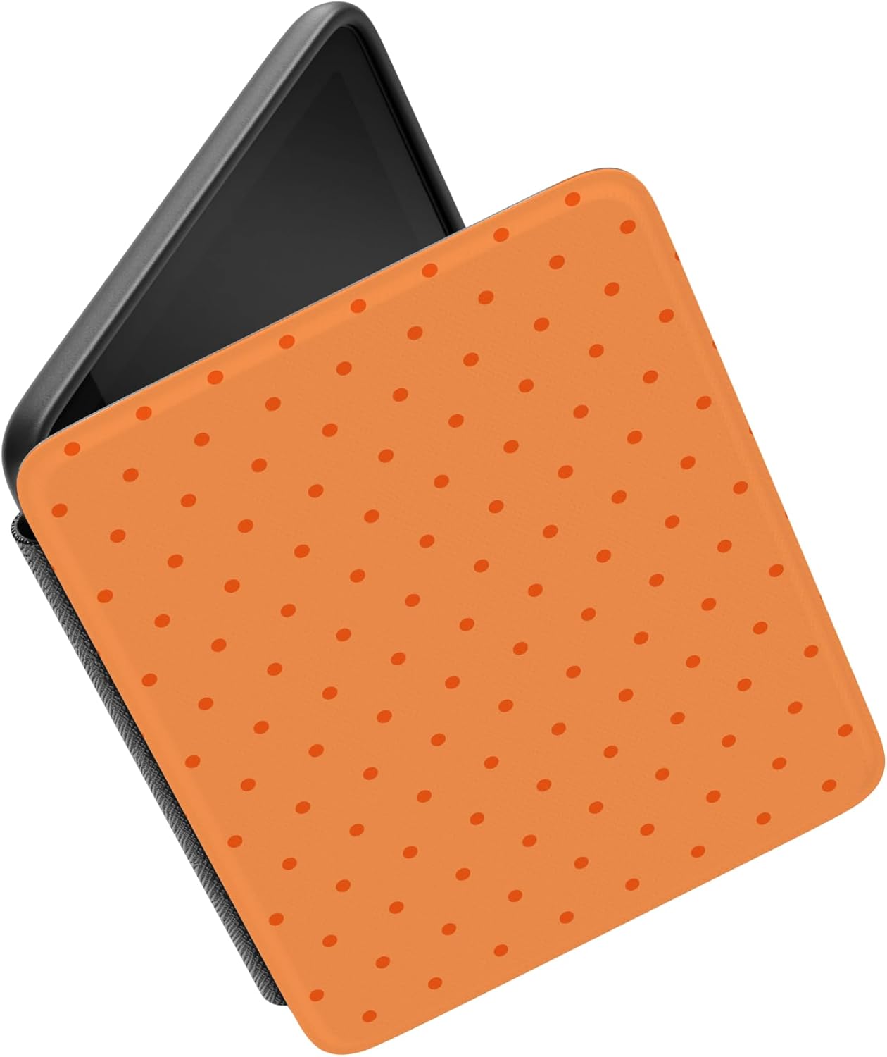 Casely Kindle Case | On the Dot | Orange Polka Dot | Compatible with 7” Kindle Colorsoft and 7” Kindle Paperwhite (12th Gen 2024 Models)