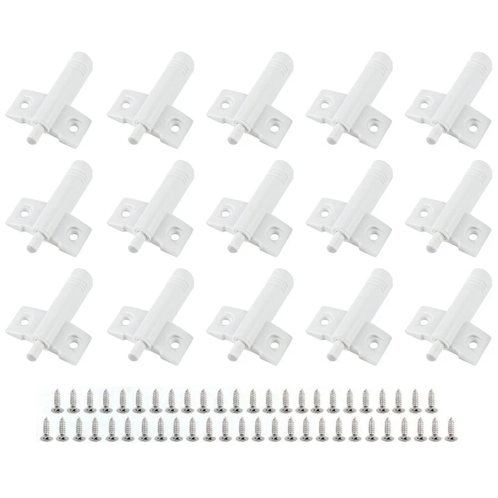 Wealsun Soft Close Quiet Closer Pack of 15 (White)