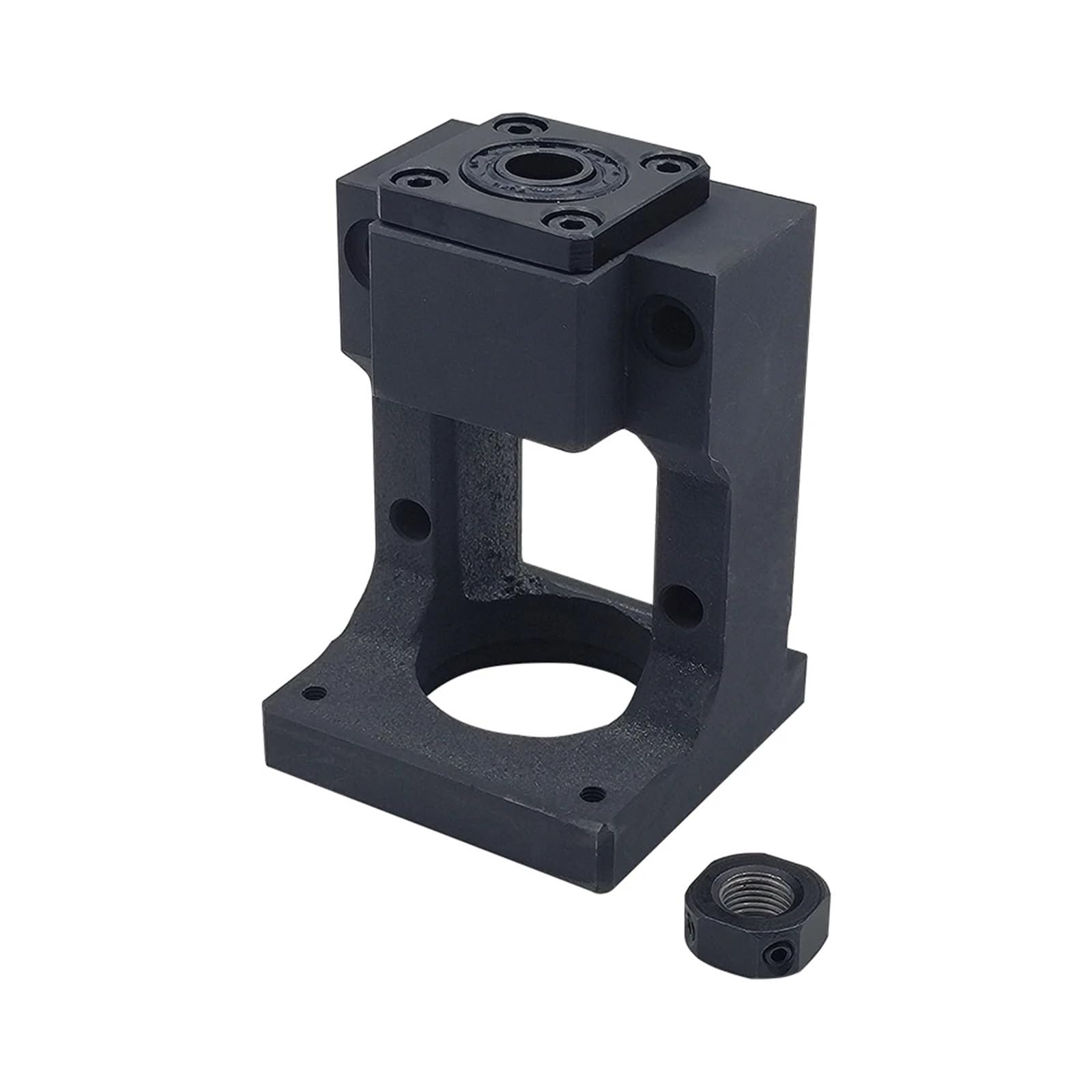 HM10-57 HM10-60 Stahl SFU1204/1205/1210 Schraubenstützlager Feste integrierte Halterung 1St(Steel HM10-57-C7)