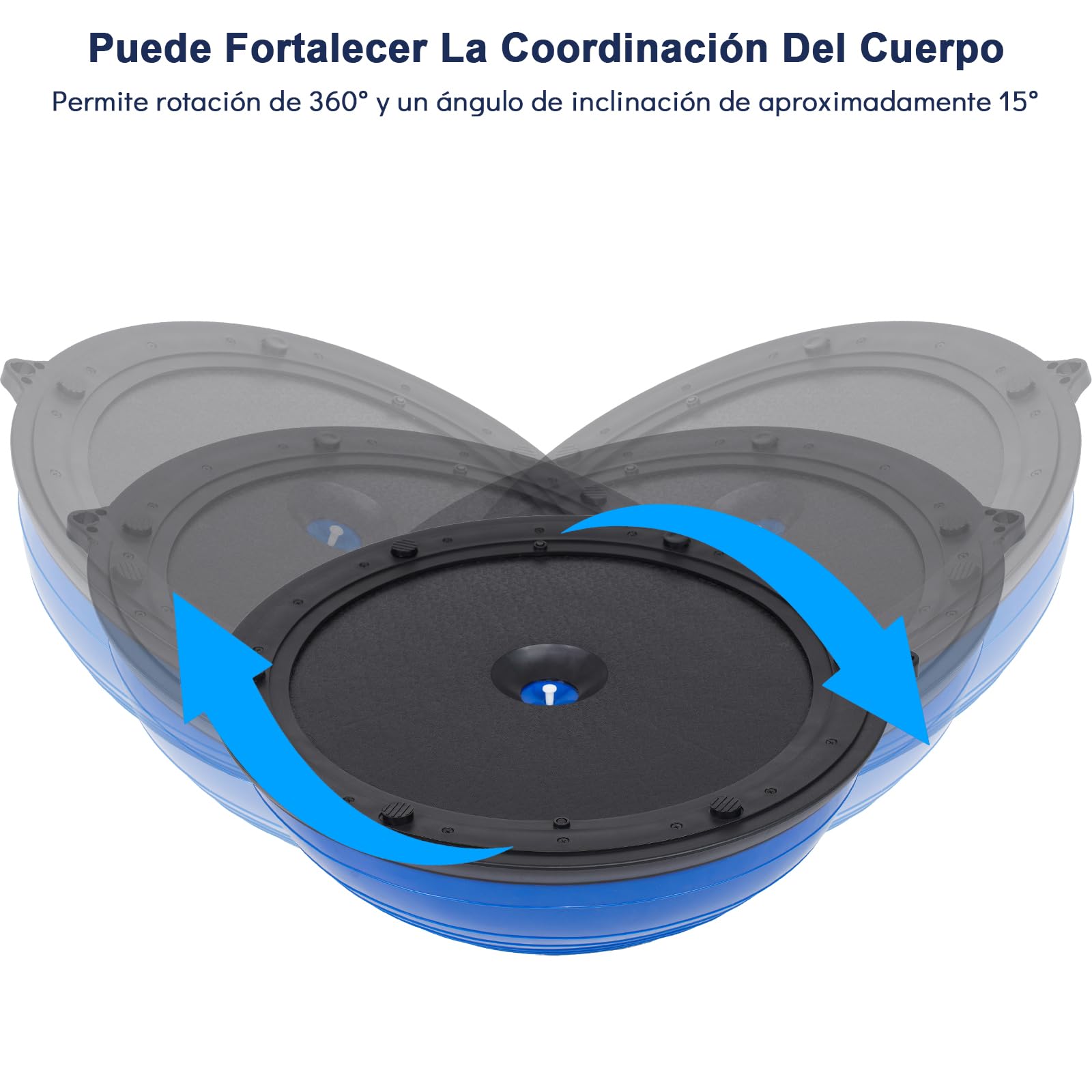 Pelota de Equilibrio Bossu Semiesfera 58cm Entrenador Fitness 120kg
