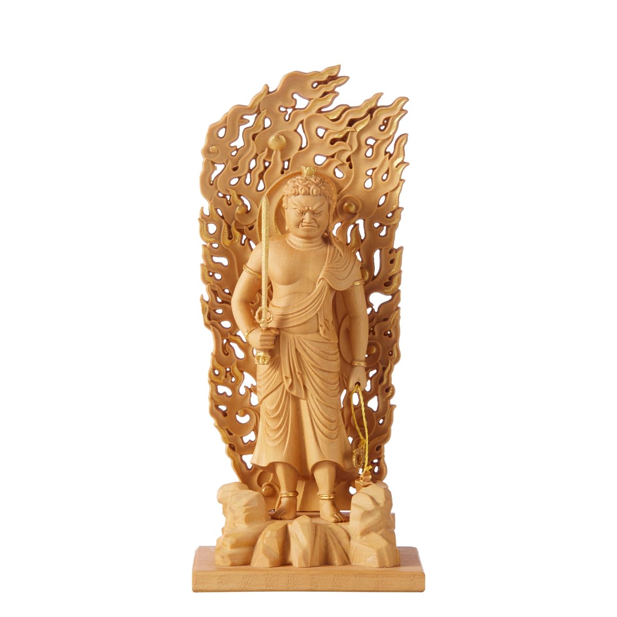 Amazon｜RIYAK リヤク BASIC ベーシック 不動明王 LY-BFD 木彫り仏像