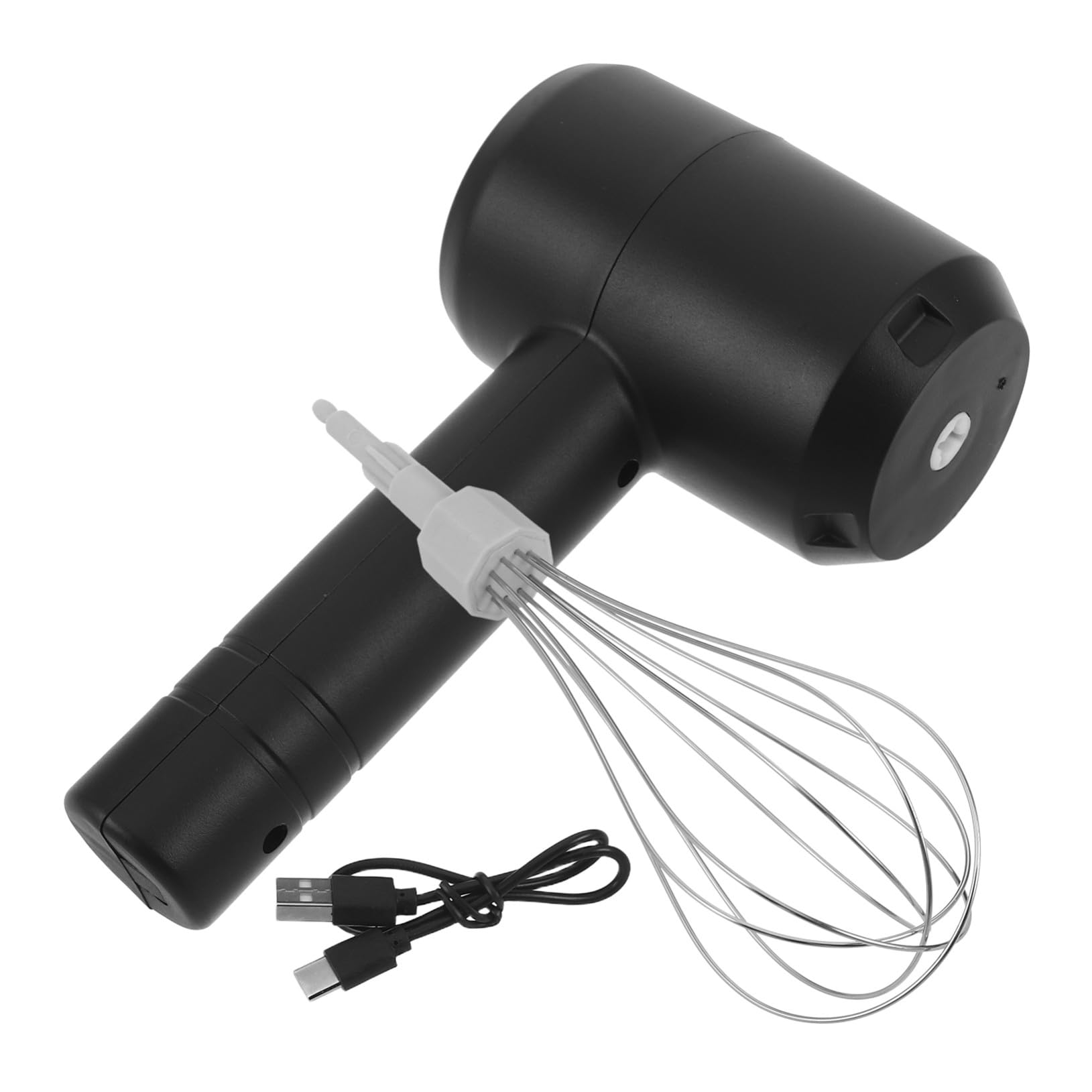 LABRIMP Wiederaufladbarer Elektrischer Haarfarbenmischer mit Leisem Betrieb und Kunststoffgehäuse Kabelloser Handmixer für Selbstgemacht und Reisen Automatisches Mischgerät für Farbcreme