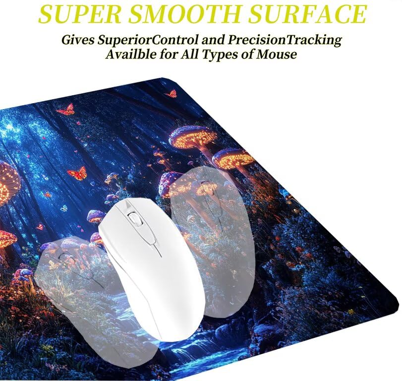 Tapis de souris champignon XXL : la solution imperméable pour protéger votre bureau