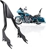 Motorcycle Sissy Bar, Detachable Rear Passenger Backrest Fit for Harley CVO Road Glide Street Touring Road King 2009-2022 22 inch Black