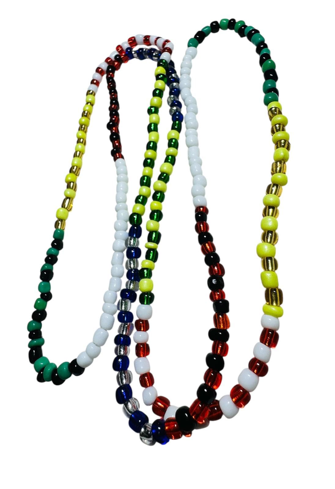 Collar Eleke de las Siete Potencias Africanas – Religión yoruba (santería) – Protección, suerte y prosperidad – Hecho a mano | Yoruba Creations