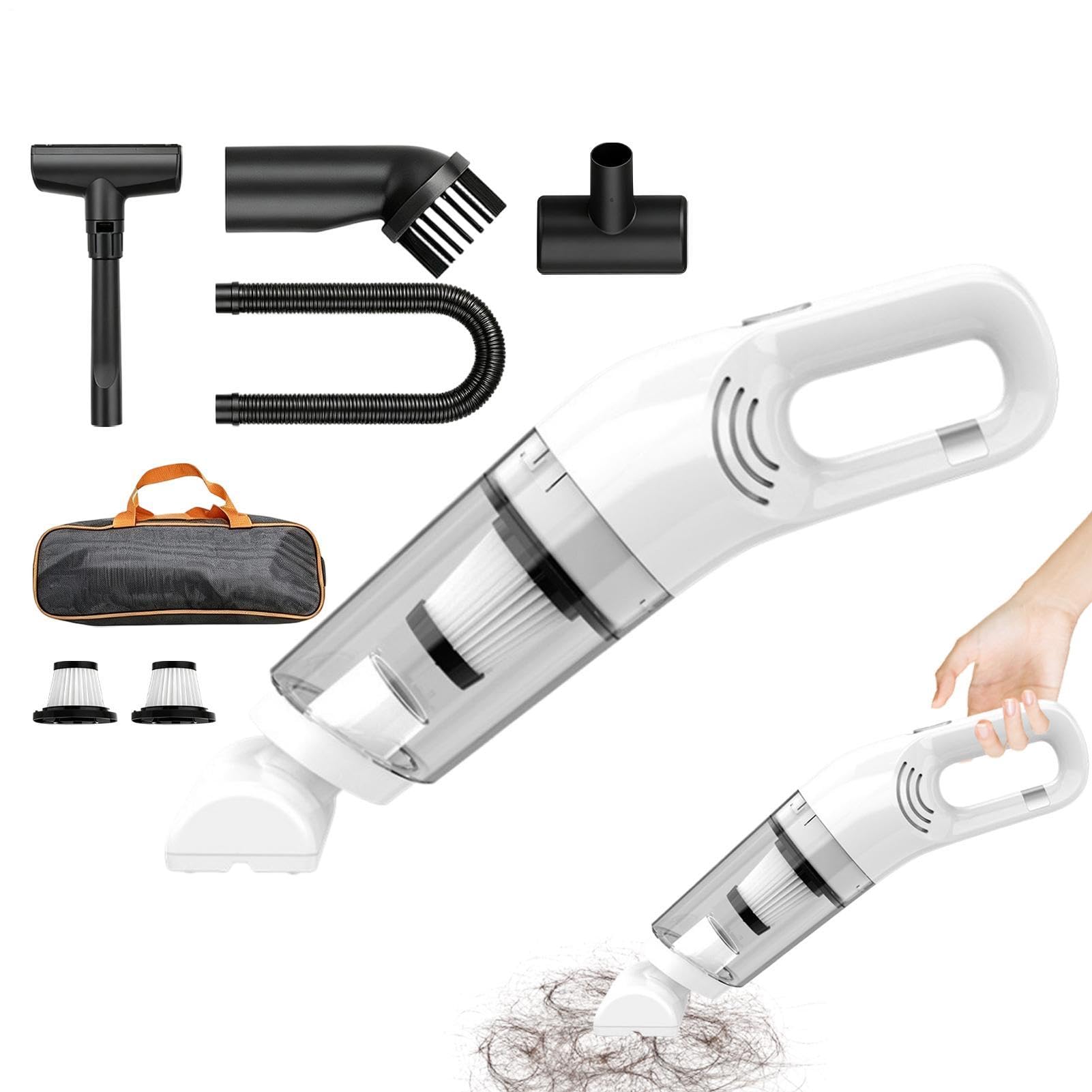 Aspiradora Inalámbrica Para Pelo De Mascotas Succión De Polvo Y Suciedad | Aspiradora Recargable Sin Cable Para cocina, encimera, dormitorio, alfombra, tapete, sofá y tapet
