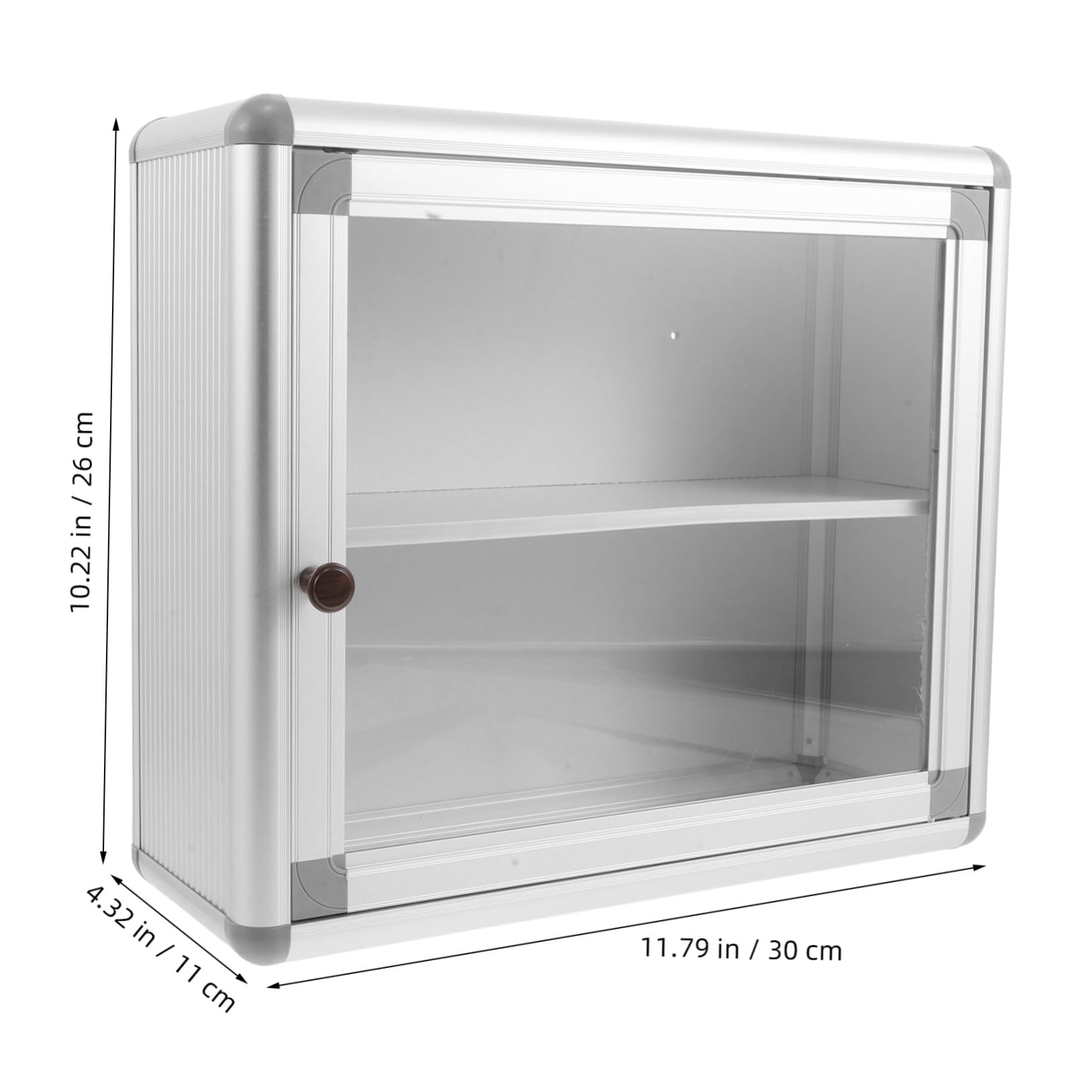 Cabilock Botiquín Familiar Colgante Pequeño Rectangular De Plástico Resistente Almacenaje para Medicamentos Caja De Recolección Montable Uso En Hogar y Espacios Públicos