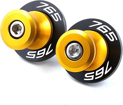 For Triumph Street Triple 765 RS S R 765RS 765R Street Triple 675 Trident 660 CNC Motorcycle Swingarm Spools Sliders Stand ScrewGold-765
