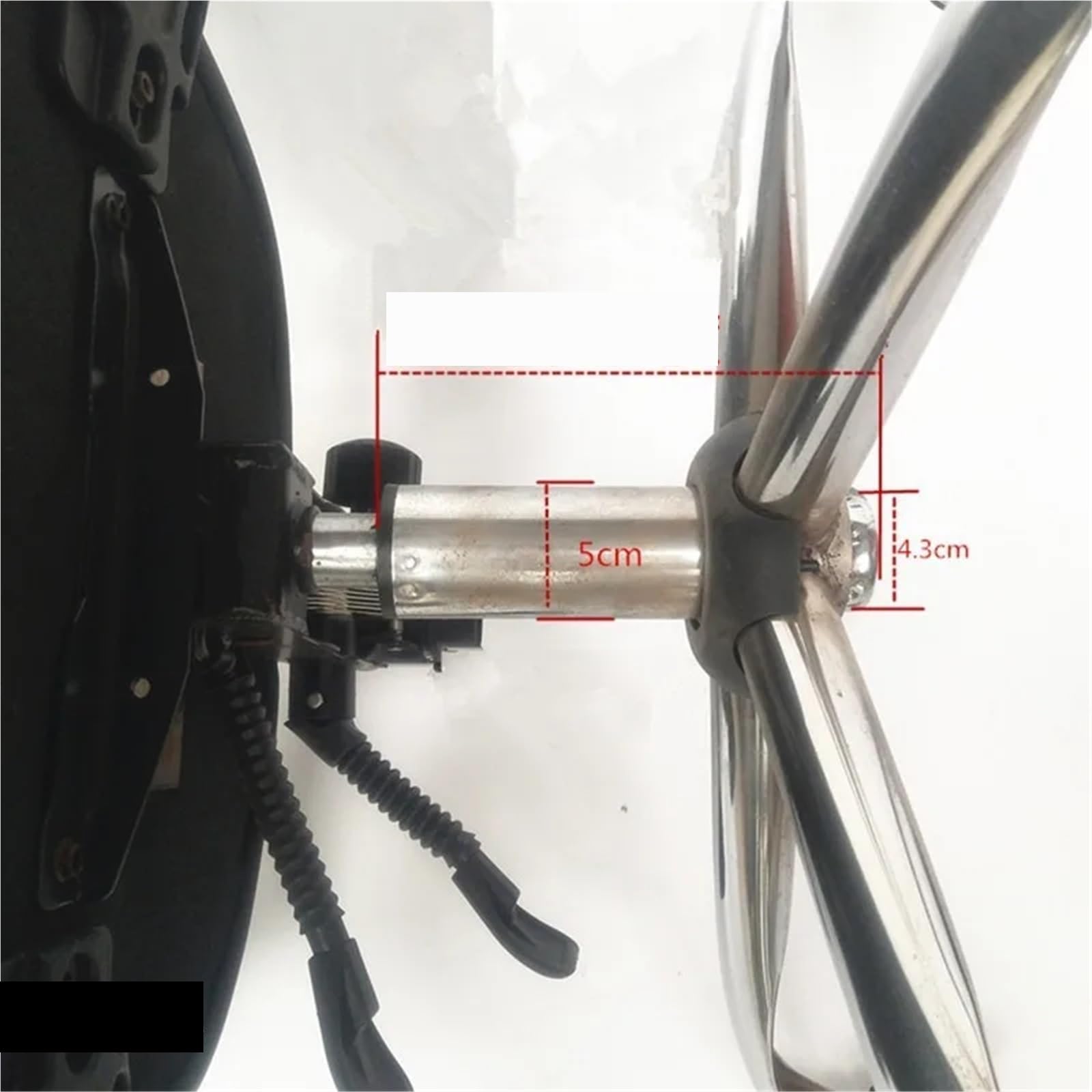Cilindro di sollevamento a gas for sedia con asta supporto pneumatico resistente for la sostituzione del sedile pistone dell'ammortizzatore dello sgabello da bar(31CM)