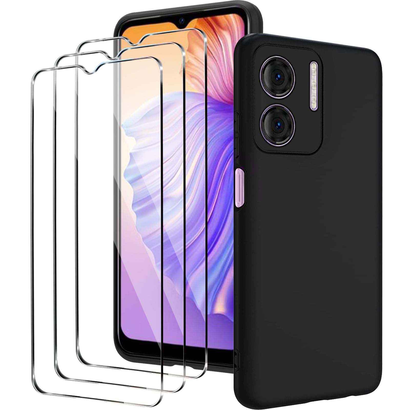 KIT 2 VETRO Pellicola per DOOGEE N50 Pro TEMPERATO antiurto
