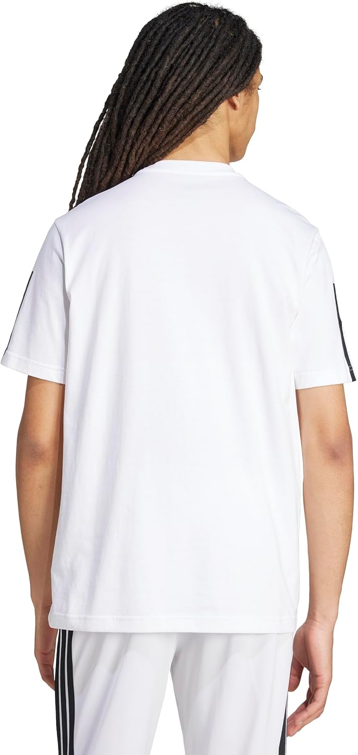 تي شيرت بطباعة عبارة ورسومات ملونة للرجال من اديداس 2026 - view 4