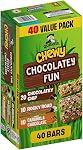 Quaker Chewy Fruity Fun Variety Pack (Apple Fruit Crumble, Strawberry Fruit Crumble, Peach Fruit Crumble) Granola Bars (40 bars x 24g)