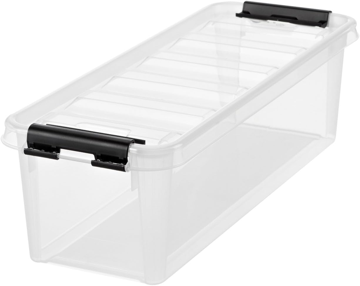 Orthex 3455070 Smart Store Classic 4 clip box, PP, transparent, 38x14x11 cms