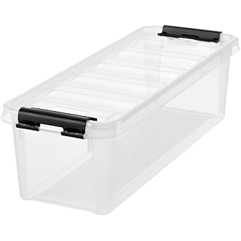 Orthex 3455070 Smart Store Classic 4 clip box, PP, transparent, 38x14x11 cms