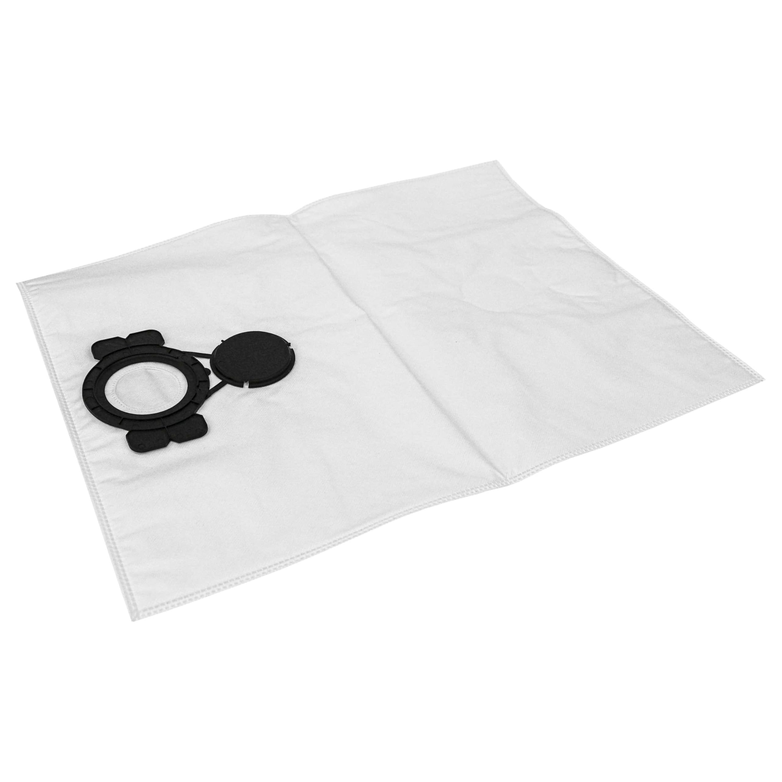 vhbw 10x bolsa compatible con Milwaukee AS 250 ECP, AS 2-250 ELCP aspiradora - vellón, capacidad de 25 L, 54 cm x 41 cm blanco
