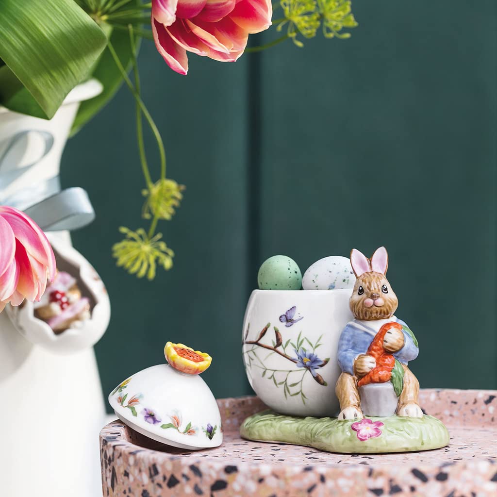 Villeroy & Boch Bunny Tales Barattolo uovo di Pasqua Max con carota 11x6,5x9,5cm