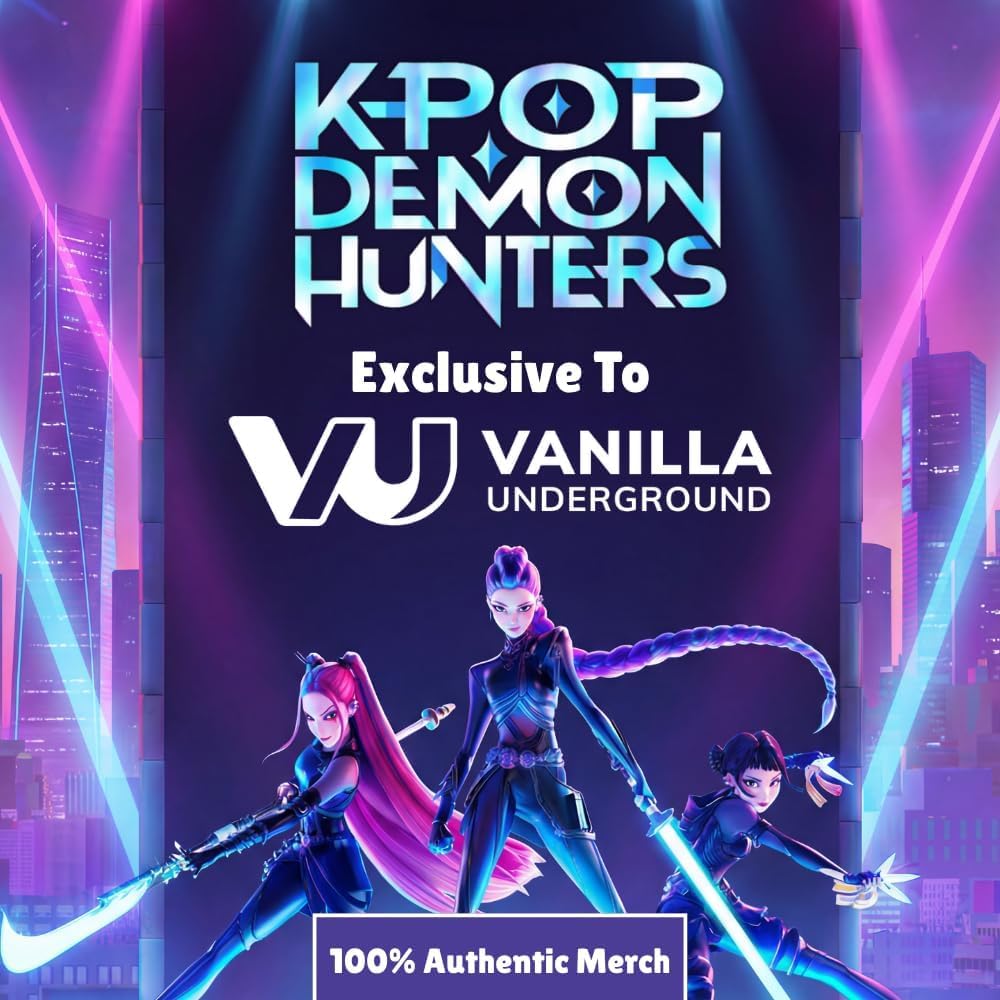 KPop Demon Hunters Sweat-Shirt Noir Huntrix Rumi Mira Zoey pour Filles | Pull à Manches Longues et col Rond | Haut idéal pour Tous Les Jours pour Adolescentes | Produits dérivés K-Pop Demon Hunters