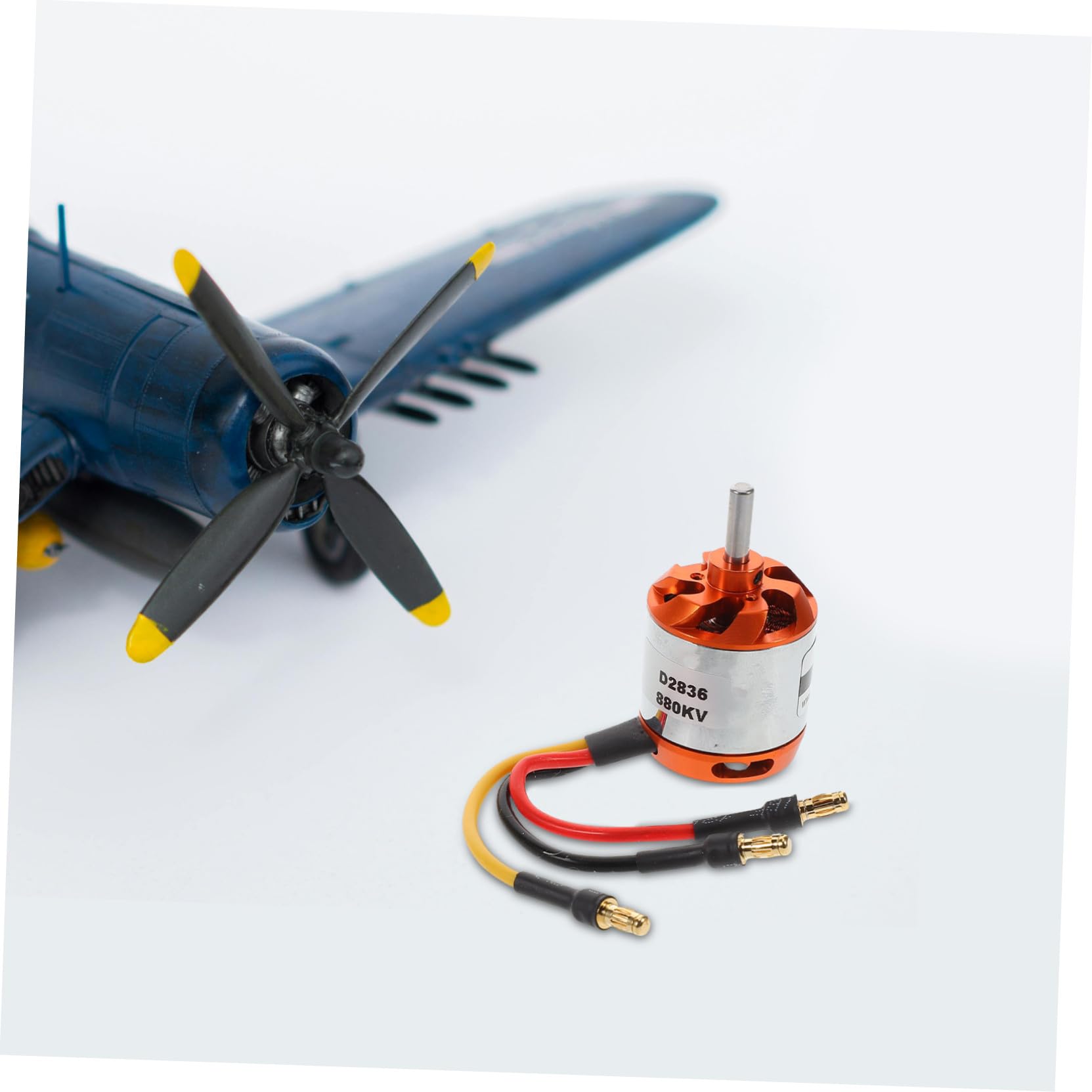 KOMBIUDA Motor Sin Escobillas De ala Fija RC para Helicópteros y Aviones Fácil Configuración y Alta Eficiencia