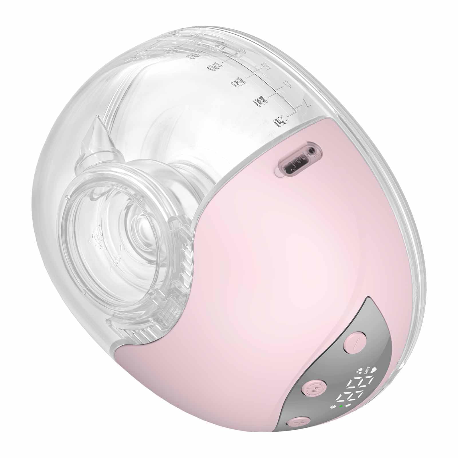 2 Piezas Sacaleches Eléctrico Manos Libres con 4 Modos y 12 Niveles | Extractor de Leche Portátil Silenciosa, Con Brida de 19/21/24 mm y Gran Capacidad de 210 ml para Oficina Viajes-Rosa