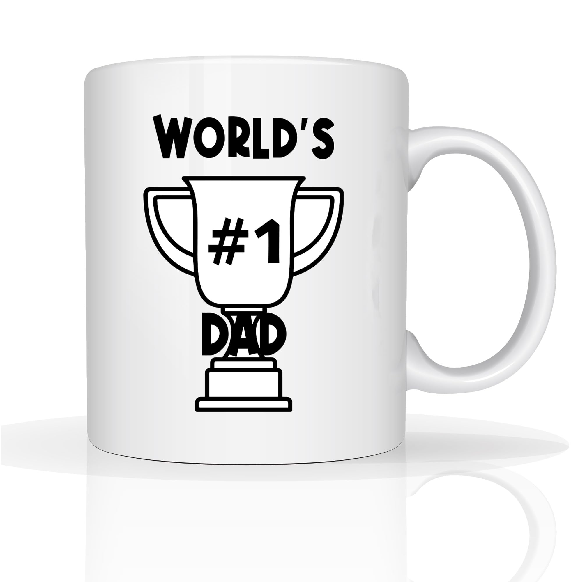 Star Online World's No.1 Dad Mug Gifts for Dad Fathers Day Mug from Daughter & Son Birthday Gift for Daddy 11oz Ceramic Coffee Mugs