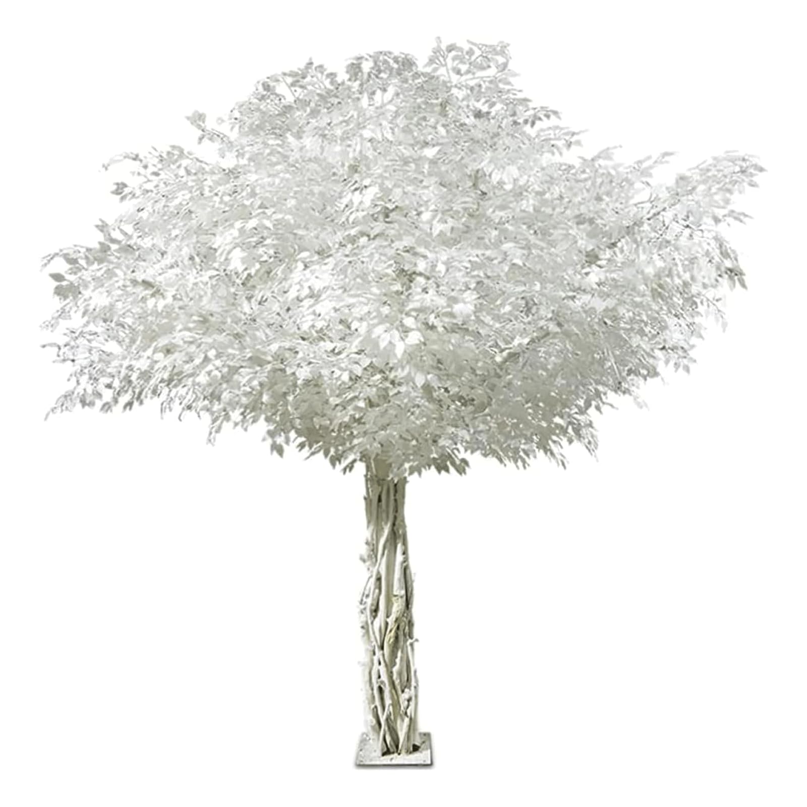 HCZKIUJY Artificial Trees Large Fake Tree 150cm Artificial Plant Banyan Tree Faux Plant Hotel Courtyard Plant Landscape Tree Ornament