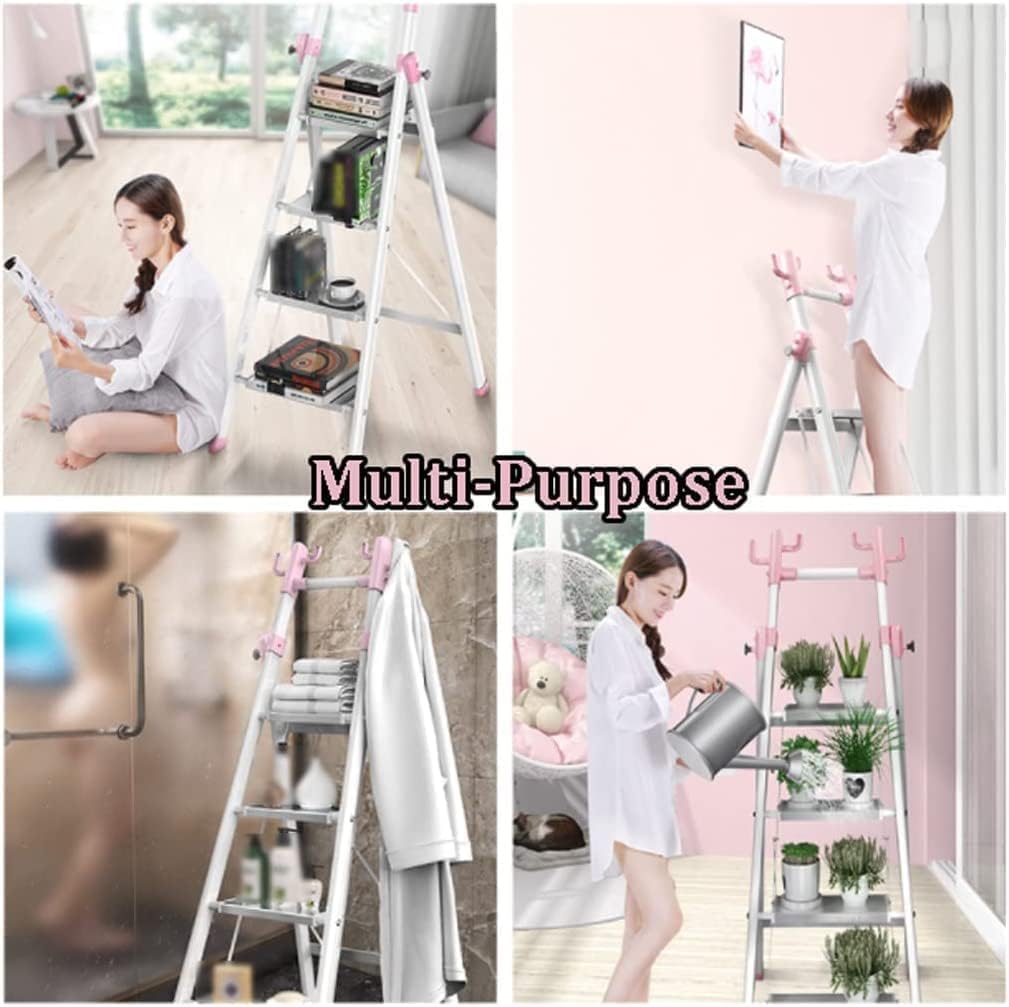 Step Ladder 6 Step Ladders A-frame Thick Aluminum Alloy Ladder Folding Ladder Multifunction Home Step Ladders Folding Ladder Telescopic Ladder