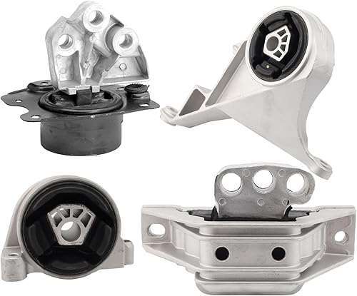 Miniatura 1 de Juego de 4 soportes para motor y trans compatibles con Equinox Torrent 3.4L 2005-2009, repuesto OEM # A5324 A3082 A3069 A5325