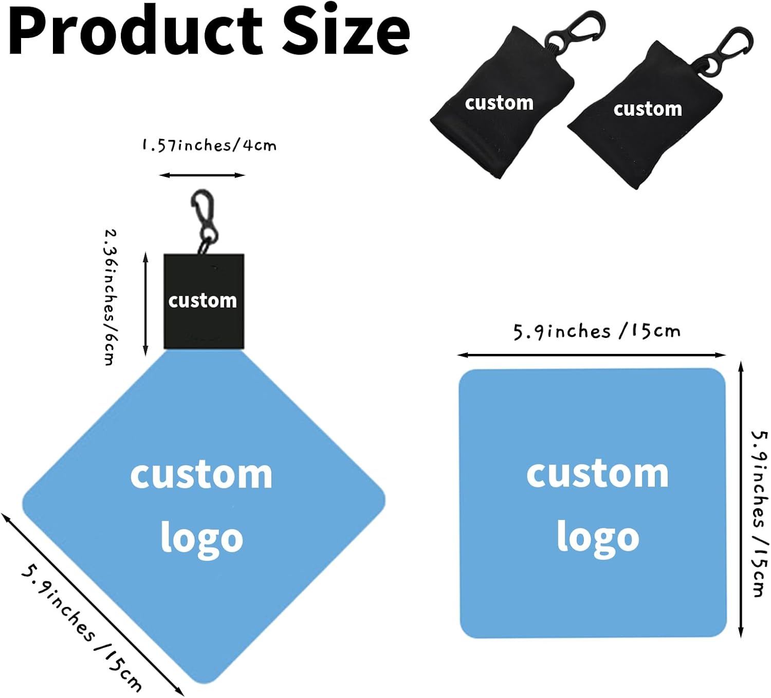 Custom Glasses Cleaning Cloth with Logo, Microfiber Glasses Cloth, Personalized Glasses Cleaner Cloth for Eyeglasses, Screens & Lenses, Bulk Lens Cleaning Cloth (100)