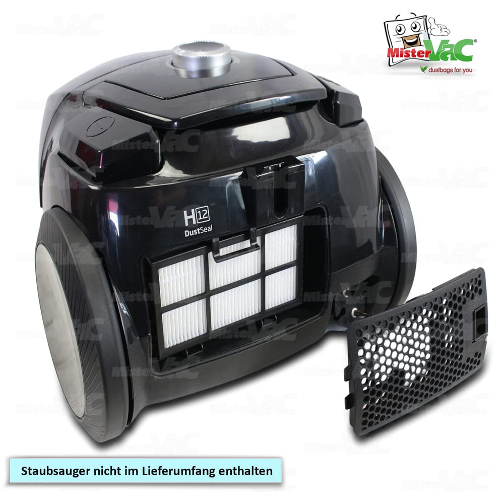 MisterVac | 20 Staubsaugerbeutel + Filter kompatibel mit Grundig VCC 3850 A