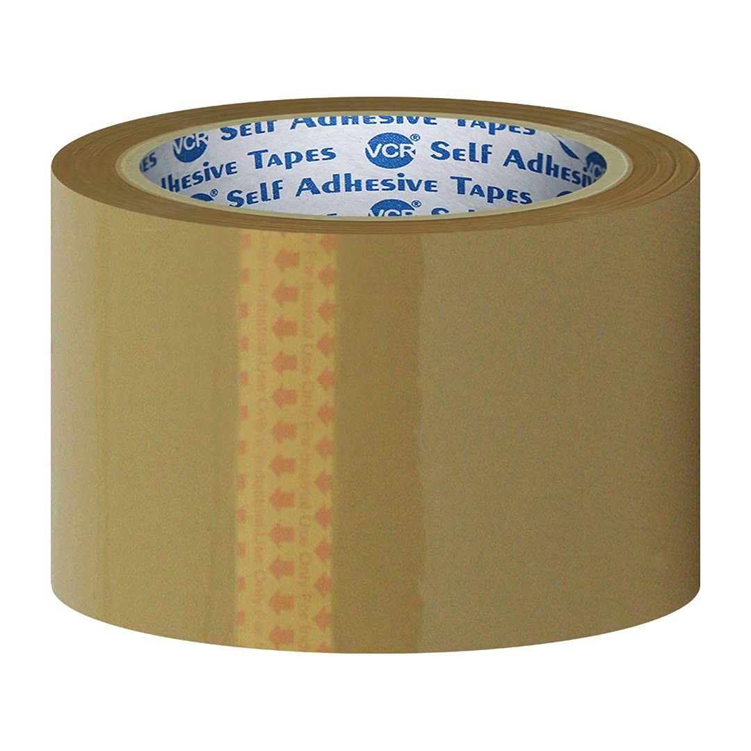 VCR Self Adhesive Brown Cello Tape - 65 Meters in Length - 60mm / 2.5" Width - 1 Roll Per Pack - BOPP Industrial Packaging Tape for E-Commerce Box Packing, Office and Home use (B07RVFWRN6) Amazon Price History, Amazon Price Tracker